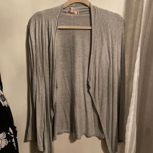 Grey philosophy cardigan